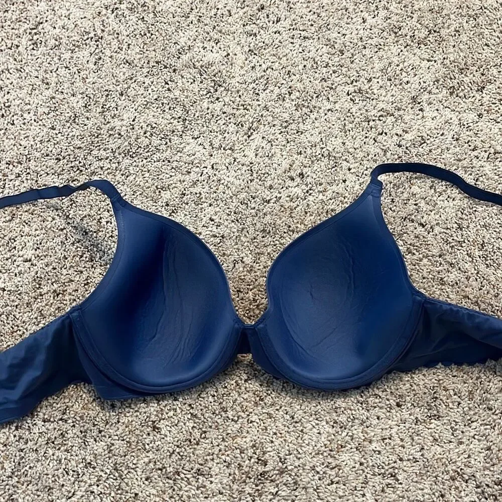 Aerie Real Sunnie Lightly Lined Blue Blossom‎ Bra 36C